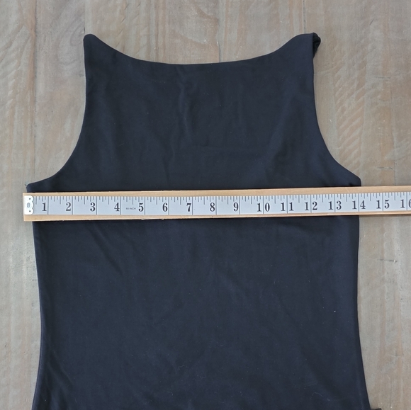 Roots Jeans Women's Black Sleeveless Top #D2509-0144 - Picture 6 of 7